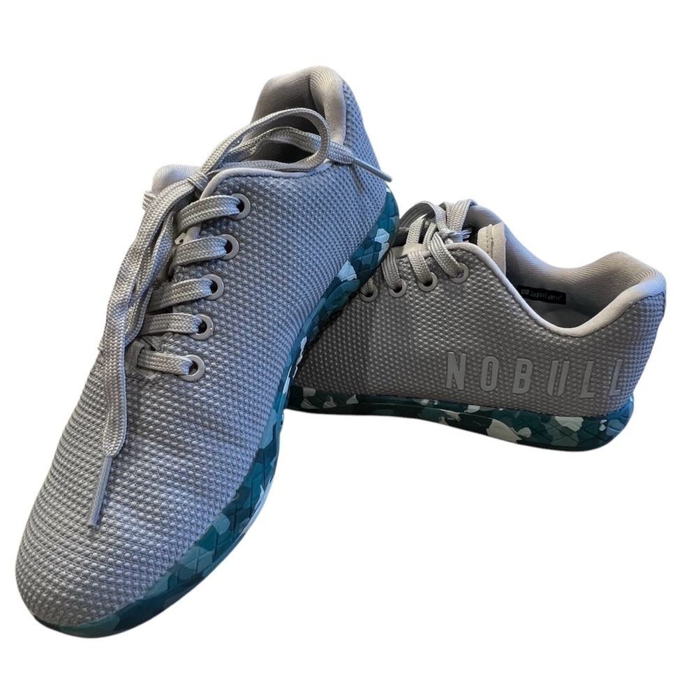 NOBULL Women’s Gray Superfabric Low Trainer in Size 7 - Picture 3 of 12
